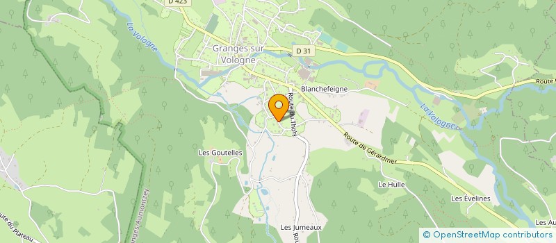 localisation de l'entreprise MADAME MARTINE GERARD à GRANGES-AUMONTZEY