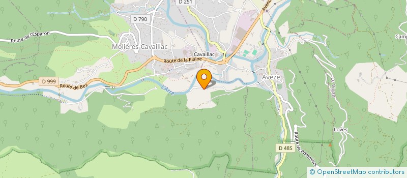 localisation de l'entreprise MADAME MARTINE GERMAIN  AVEZE