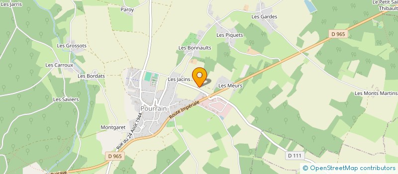 localisation de l'entreprise MADAME MARTINE GERMAINE JOCHYMS  POURRAIN