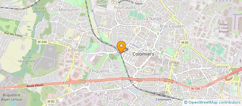 localisation de l'entreprise MADAME MARTINE GHIRARDI à COLOMIERS