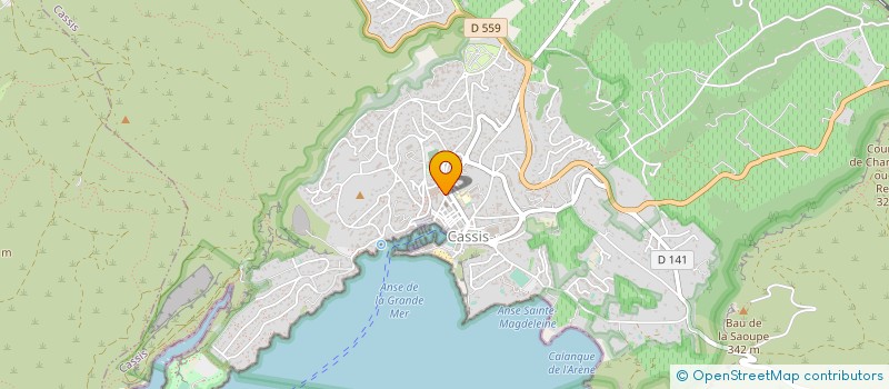 localisation de l'entreprise MADAME MARTINE GIANNONI à CASSIS