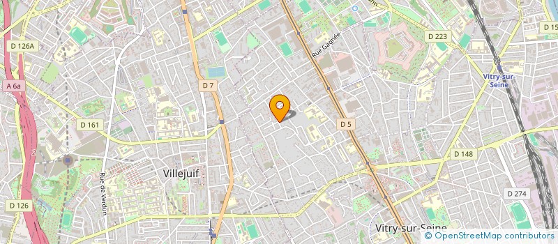 localisation de l'entreprise MADAME MARTINE GIARD à VITRY-SUR-SEINE