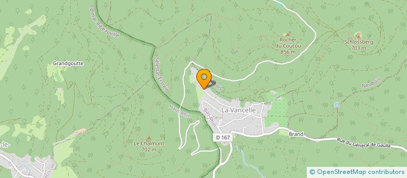 localisation de l'entreprise MADAME MARTINE GILG  LA VANCELLE