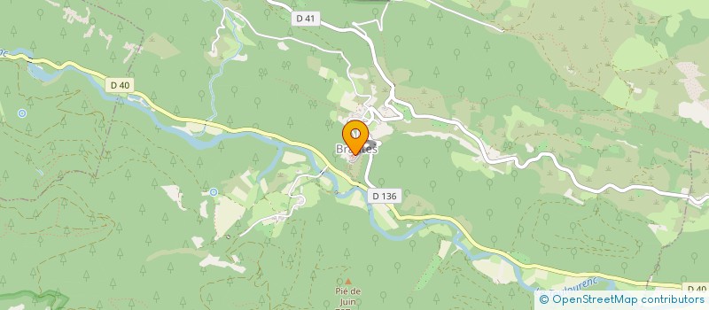 localisation de l'entreprise MADAME MARTINE GILLES à BRANTES