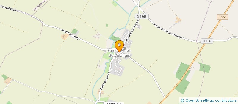 localisation de l'entreprise MADAME MARTINE GILLET  SAINT-MICHEL-DE-VOLANGIS