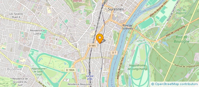 localisation de l'entreprise MADAME MARTINE GILLET à SURESNES