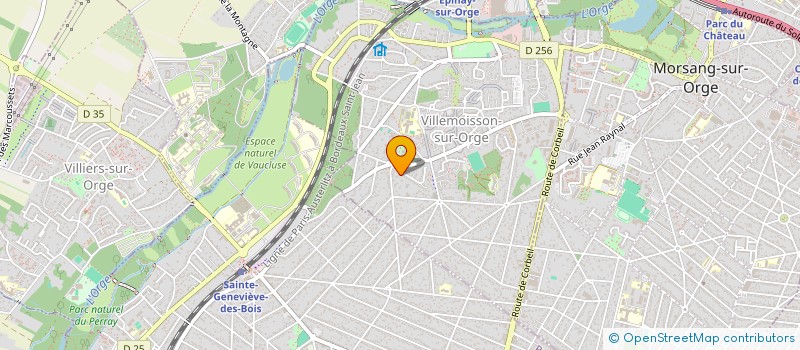 localisation de l'entreprise MADAME MARTINE GILLET  VILLEMOISSON-SUR-ORGE
