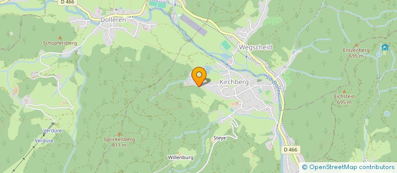 localisation de l'entreprise MADAME MARTINE GINOT  KIRCHBERG