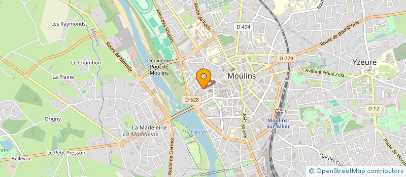 localisation de l'entreprise MADAME MARTINE GIRAUD à MOULINS