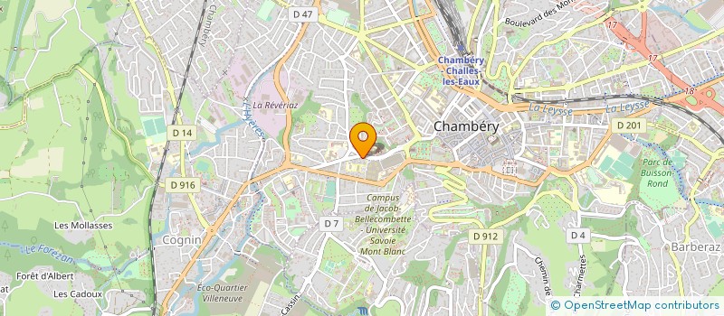 localisation de l'entreprise MADAME MARTINE GIROLLET  CHAMBERY