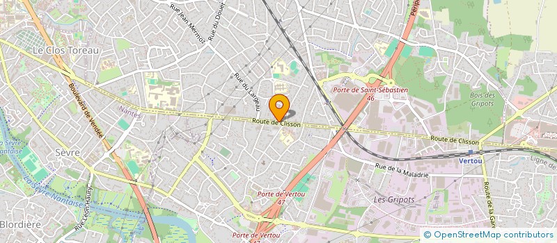 localisation de l'entreprise MADAME MARTINE GODEFROY  SAINT-SEBASTIEN-SUR-LOIRE