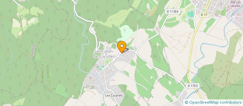 localisation de l'entreprise MADAME MARTINE GODFROY  SAINT-JEAN-DE-CUCULLES