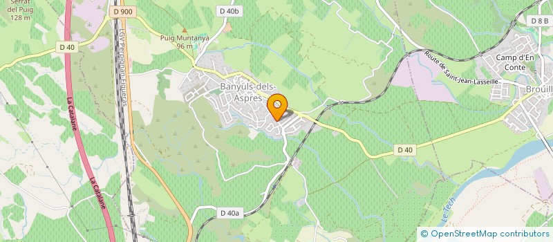 localisation de l'entreprise MADAME MARTINE GODIN  BANYULS-DELS-ASPRES