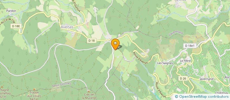 localisation de l'entreprise MADAME MARTINE GOMEZ-CARNEIRO  DEUX-GROSNES