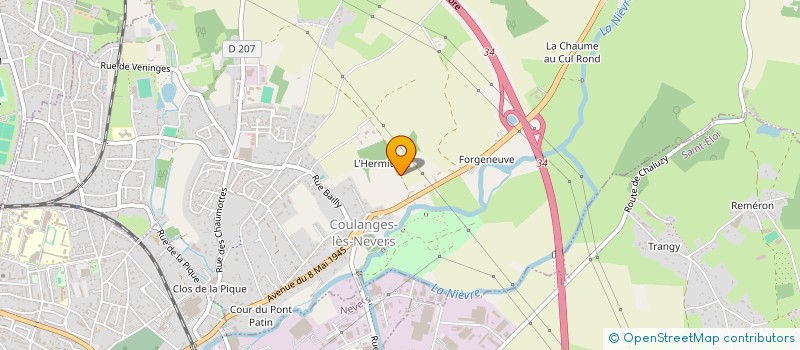 localisation de l'entreprise MADAME MARTINE GONIN-SAGET à COULANGES-LES-NEVERS