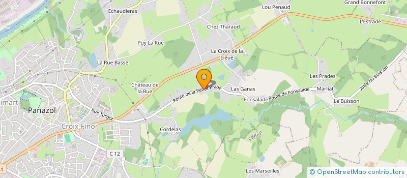 localisation de l'entreprise MADAME MARTINE GONTIER à PANAZOL