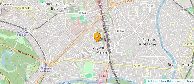 localisation de l'entreprise MADAME MARTINE GORSKI à NOGENT-SUR-MARNE