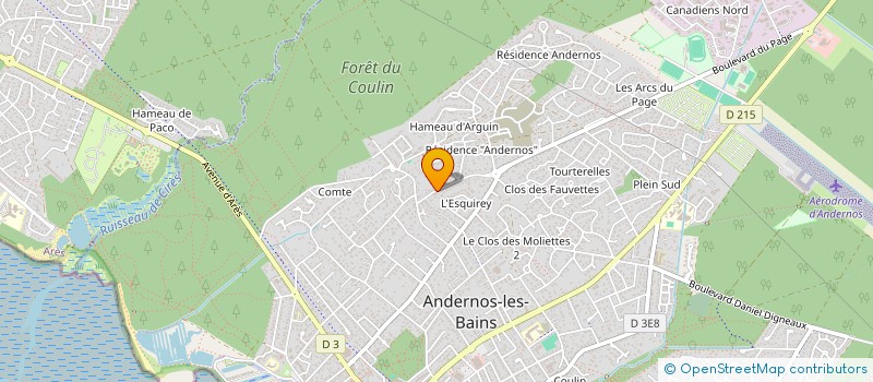 localisation de l'entreprise MADAME MARTINE GOUDAL à ANDERNOS-LES-BAINS