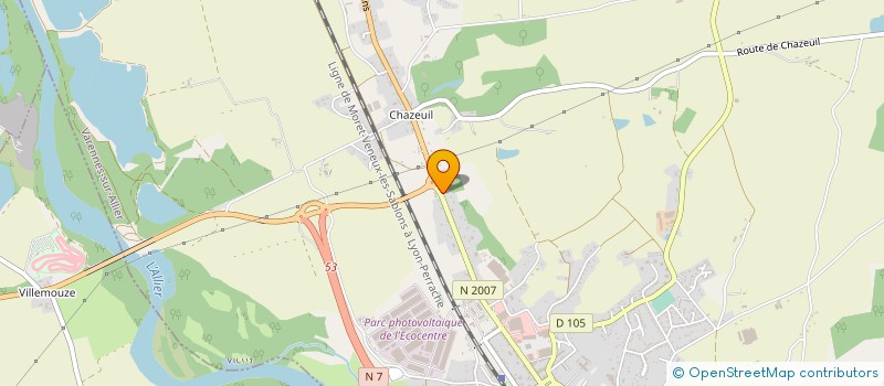 localisation de l'entreprise MADAME MARTINE GOUGAT à VARENNES-SUR-ALLIER