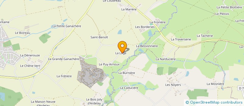 localisation de l'entreprise MADAME MARTINE GOUIN à LES HERBIERS