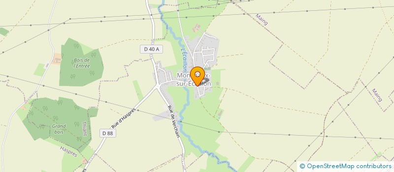 localisation de l'entreprise MADAME MARTINE GOULOIS à MONCHAUX-SUR-ECAILLON