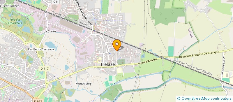localisation de l'entreprise MADAME MARTINE GOUPIL à TRELAZE