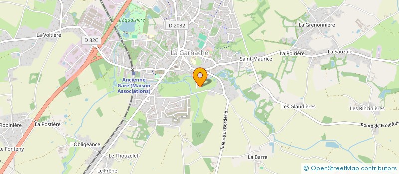 localisation de l'entreprise MADAME MARTINE GOUPILLEAU  LA GARNACHE