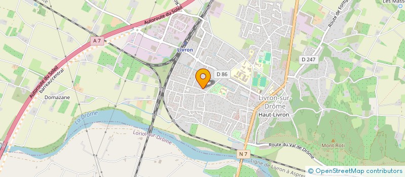 localisation de l'entreprise MADAME MARTINE GOYEAU  LIVRON-SUR-DROME