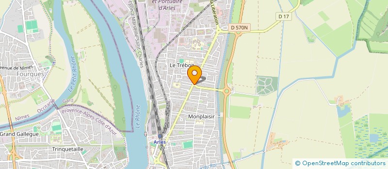 localisation de l'entreprise MADAME MARTINE GRANDCHAMPS  ARLES