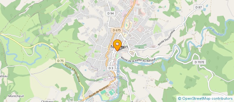 localisation de l'entreprise MADAME MARTINE GREFFARD  NONTRON