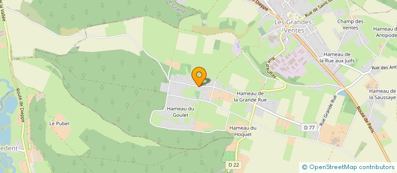 localisation de l'entreprise MADAME MARTINE GRICOURT  LES GRANDES-VENTES