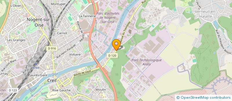 localisation de l'entreprise MADAME MARTINE GRIPPON à CREIL