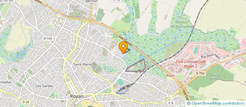 localisation de l'entreprise MADAME MARTINE GROLEAU  ROYAN