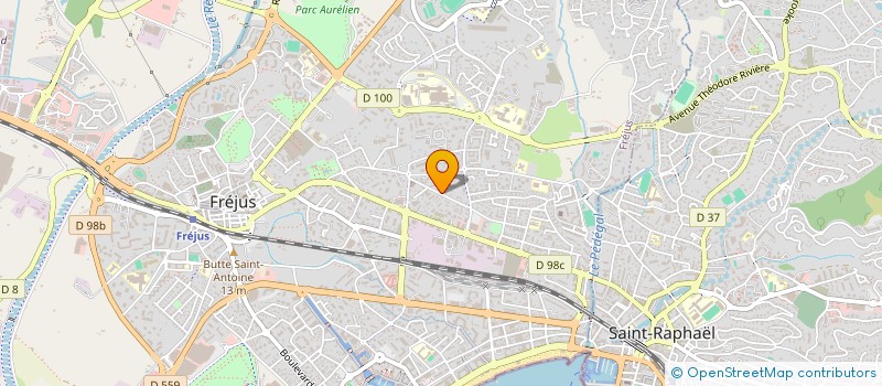 localisation de l'entreprise MADAME MARTINE GRUEL à FREJUS