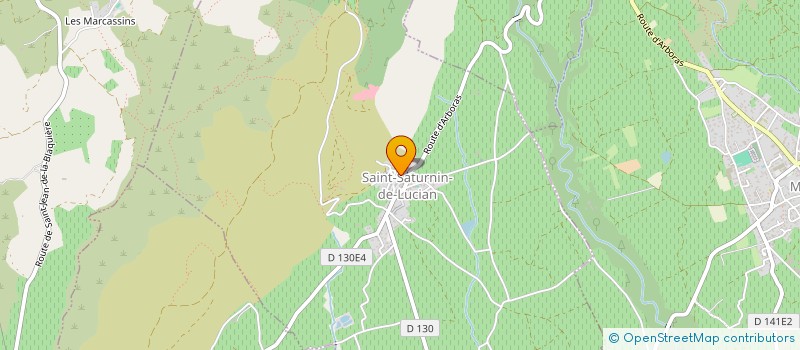 localisation de l'entreprise MADAME MARTINE GUASCH  SAINT-SATURNIN-DE-LUCIAN