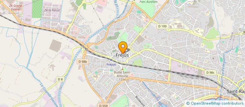 localisation de l'entreprise MADAME MARTINE GUEGAN à FREJUS