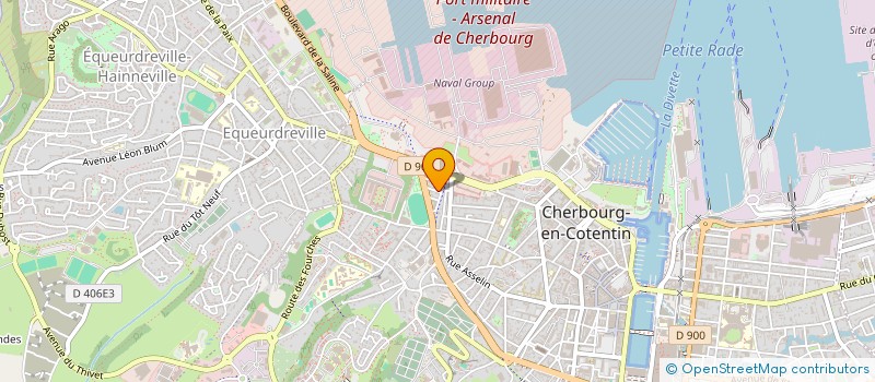 localisation de l'entreprise MADAME MARTINE GUERET à CHERBOURG-EN-COTENTIN