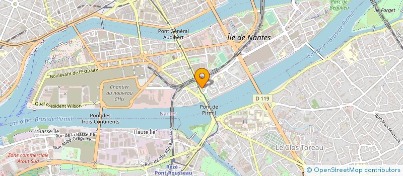localisation de l'entreprise MADAME MARTINE GUERIN à NANTES