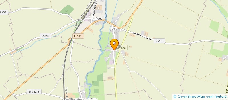 localisation de l'entreprise MADAME MARTINE GUERIN  JORT