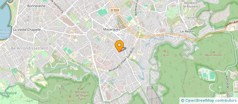 localisation de l'entreprise MADAME MARTINE GUERIN à MARSEILLE 9EME