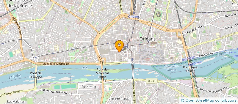 localisation de l'entreprise MADAME MARTINE GUET à ORLEANS
