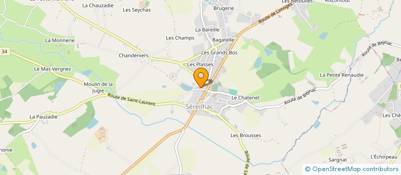 localisation de l'entreprise MADAME MARTINE GUEUNIER à SEREILHAC