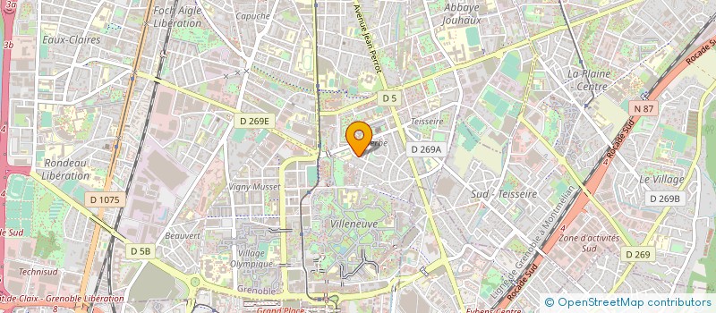 localisation de l'entreprise MADAME MARTINE GUIBOUD-RIBAUD  GRENOBLE