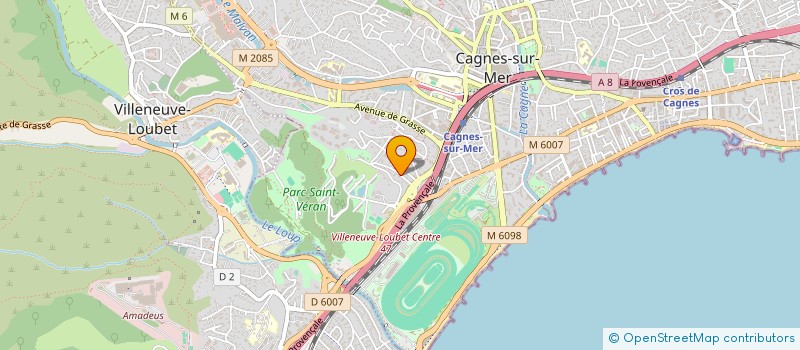 localisation de l'entreprise MADAME MARTINE GUICHARD  CAGNES-SUR-MER