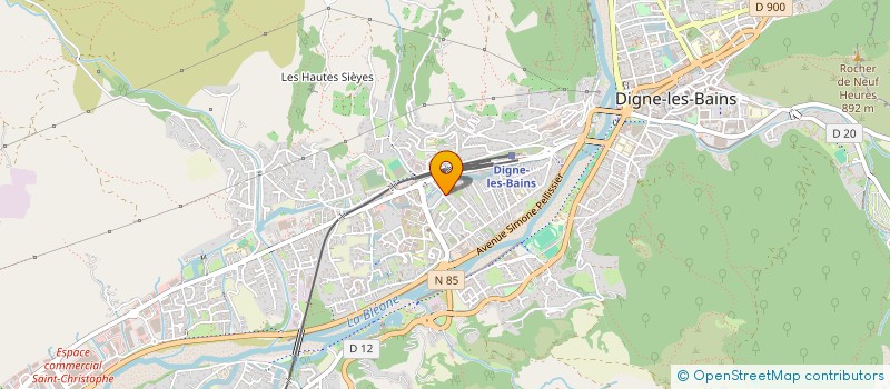 localisation de l'entreprise MADAME MARTINE GUIDICELLI à DIGNE-LES-BAINS