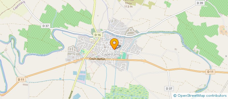 localisation de l'entreprise MADAME MARTINE GUILLAUME  COURSAN