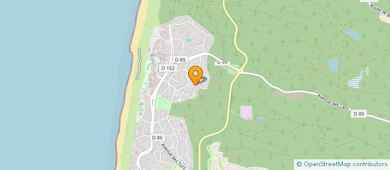 localisation de l'entreprise MADAME MARTINE GUILLERMIN  SEIGNOSSE