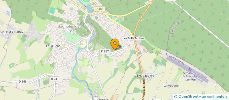 localisation de l'entreprise MADAME MARTINE GUILLOU à BAGNOLES DE L'ORNE NORMANDIE