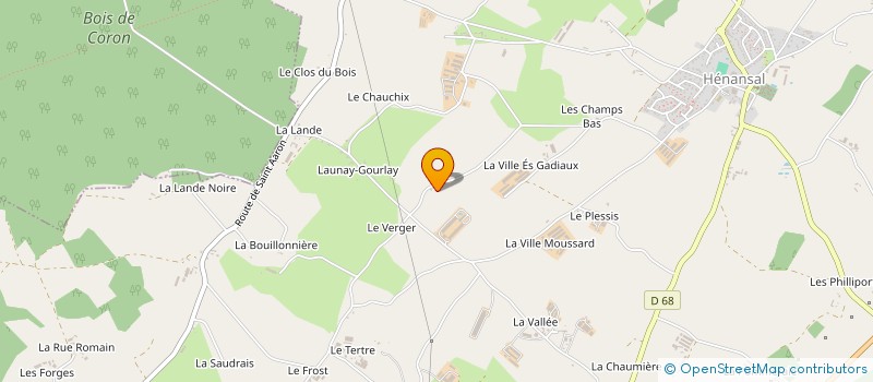 localisation de l'entreprise MADAME MARTINE GUILLOUX  HENANSAL