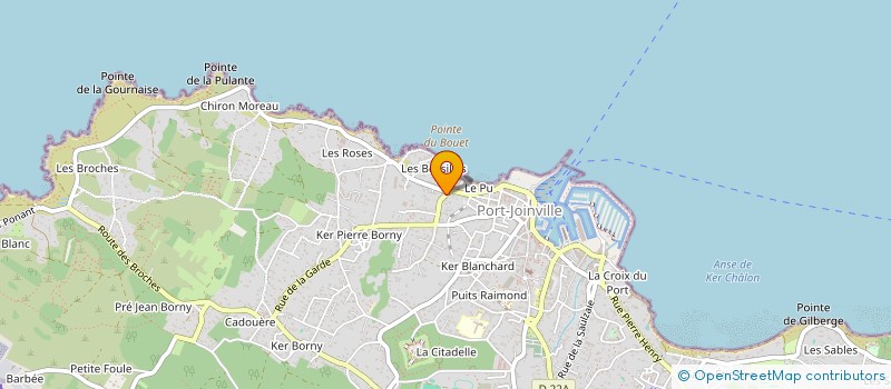 localisation de l'entreprise MADAME MARTINE GUINCHE à L'ILE-D'YEU